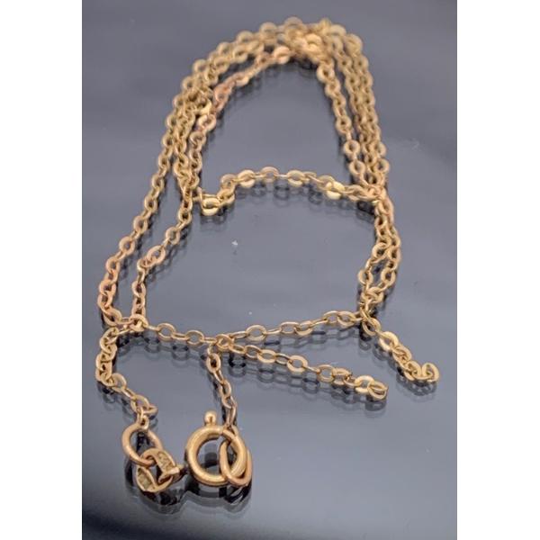 14k Gold Chain (Broken Links, Needs Repair), Weighs 1.5g