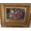 Image 3 : Beautiful Needlepoint Floral Art 26L In A Gold Gilt Antique Frame & More