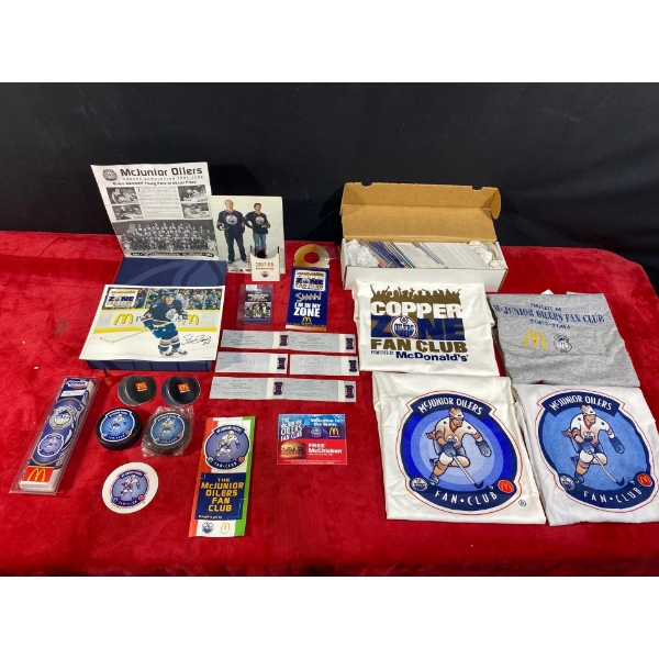 McJunior Oilers Fan Club Memorabilia