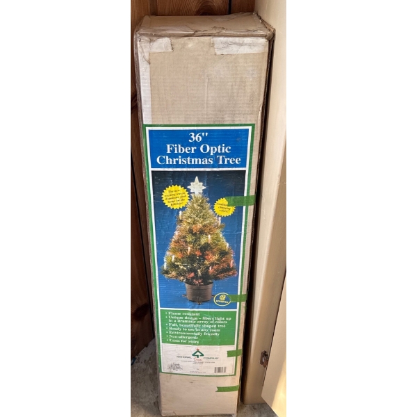 36" Fibre Optic Christmas Tree In Box 