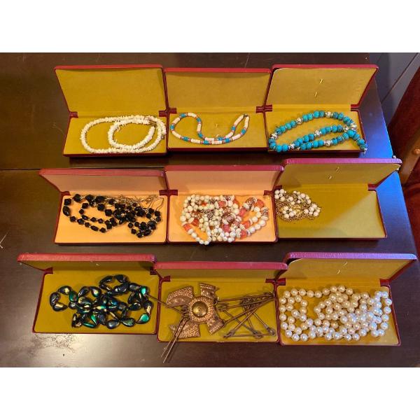 Set of Costume Jewellery Necklaces