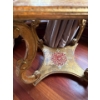 Image 3 : Gorgeous Vintage Florentine Gold Gilt Side Table Red - 19W, 19D, 20T 