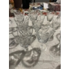 Image 6 :  Pin Wheel Crystal Glass collection 5 white wine glasses, 5 red wine glasses 4 Port glasses 6 water 