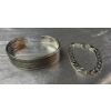 Image 5 : Stamped .925 Silver Bracelets and Necklaces with Sodalite, Druzy, Jade, Pearls, Jasper