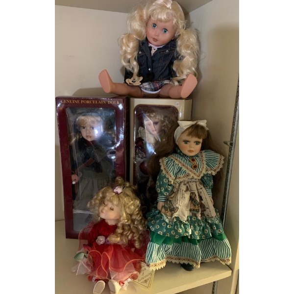 Vintage Porcelain & Rubber Doll Collection - Century Collection & More 