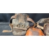 Image 5 : Old Leather Work Pouches with Vintage Kunys Knee Pads
