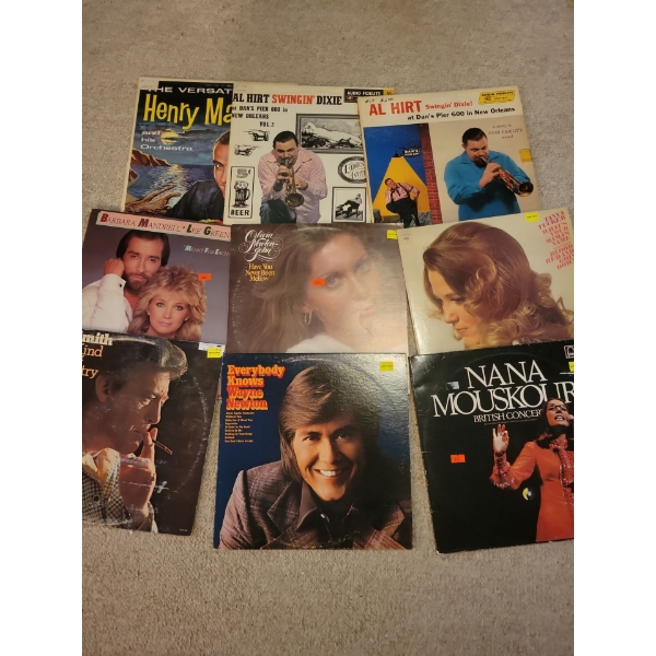 Vinyl Records Collection - Nana Mouskouka Wayne Newton Al Hirt