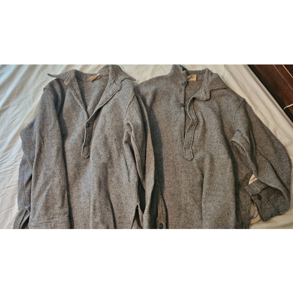 Linden Togs Military Gray Wool Shirts, July 1965