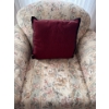 Image 2 : Hudson Bay's Floral Pattern Arm Chair   44"w x 34"d x 35"tall