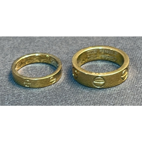 Gold-Tone Replica Rings