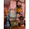 Image 2 : Oil lamp Liquor Decanter w/ Decorative Tins, Hanging Oil Lamp Candle Holder, Decorative Vase 