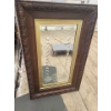 Image 1 : Wood Frame Large Mirror (32.5" x 20.5" Inches)