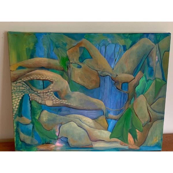 Lauri Ansell Mystery Brook Oil On Board  16 x 20