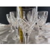 Image 6 : Set of 7 Vintage Godinger Shannon Crystal Goblets in the Dublin Pattern