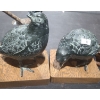 Image 4 : Decor: Ceramic Geese 8 W, 8 T, Pair of Birds, Ceramic Ram 10 T