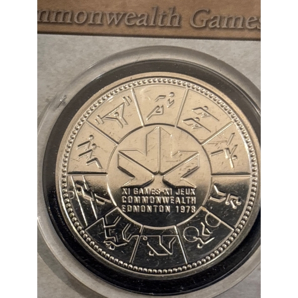 1978 $1 11th Commonwealth Games - Silver Dollar