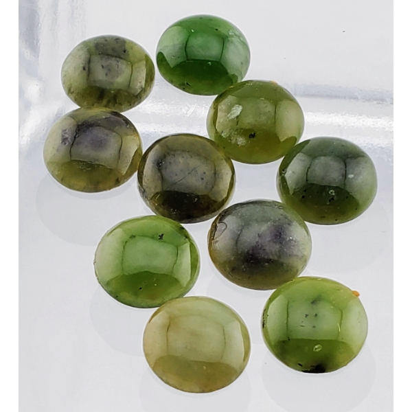 Jade (20.7 ct, 9 mm Round Cabochon)