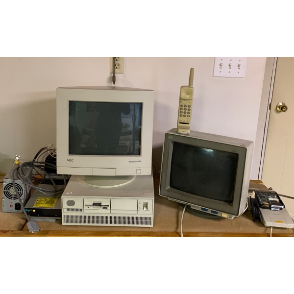 Vintage Computer - NEC Multi Sync 4FG IMB Personal System 70 386 Codaphone & More