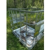 Image 4 : Pair of Large IBC Metal Tote Cages; 39inx47in, 45In Tall; 1 w/ Storage Tank (~Approx  200Gal?)