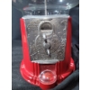Image 2 : Carousel Red Gumball Machine with Glass Globe and Coin Mechanism