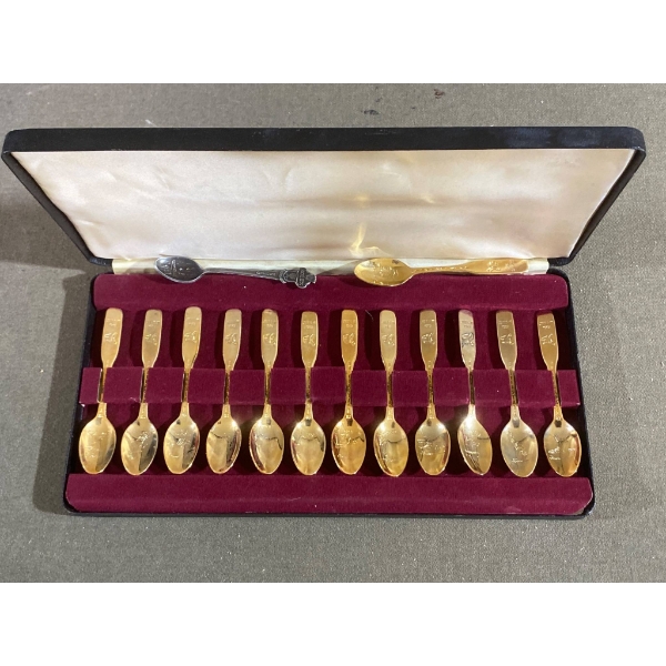 Universiade 1983 Collectible Spoons with Rolex Bucherer Spoon