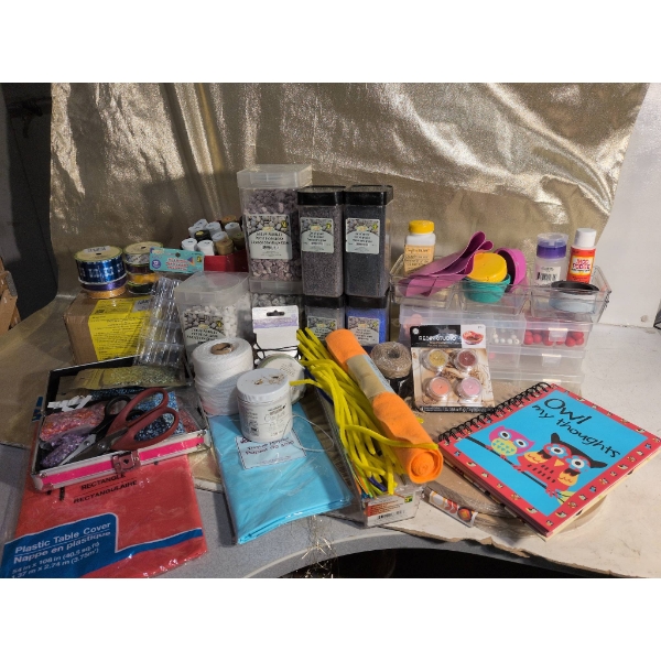 Comprehensive Crafting Supplies Bundle With Assorted Materials