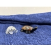 Image 2 : Swarovski Crystal and Stone Turtles 1H