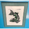 First Nation Tile Art 8x10 Pacific Salmon