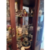 Image 5 : Large Solid Wood China Cabinet, Contents NOT Included - 75W, 18D, 80T