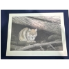 Image 3 : Alex Halliburton Safe From The Hounds Print 23T 32W, Feline Sanctuary Print 19T 25.5W