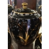 Image 3 : Oriental Motif Tea Set with Painted Designs- Includes: Teapot 7 T, Tea Urn, Cream and Sugar