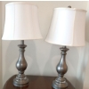 Image 1 : Two Everyday Lamps/Lighting with Shades  Model#.AT-1420  28" tall