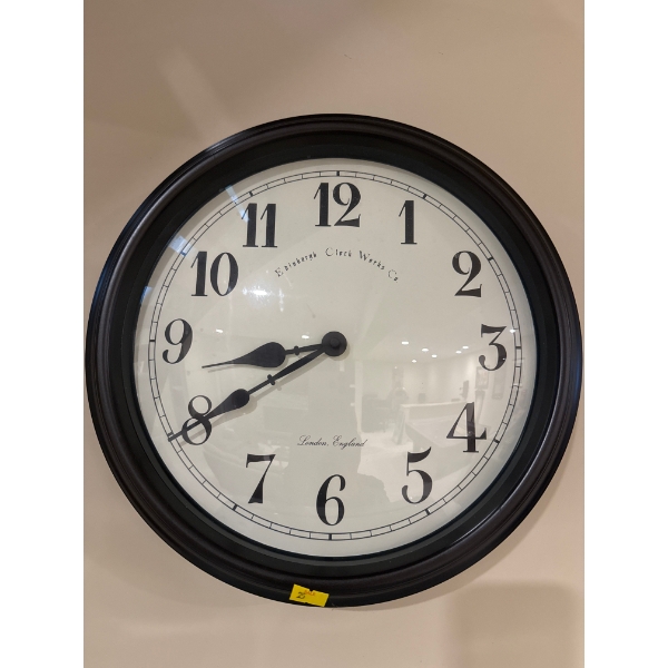 Edinborgh Clock Works Co. London England Wall Clock 