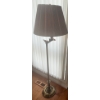 Image 1 : Stiffel Brass Candlestick Aladdin Style Arm Floor Lamp 4.5 Feet Tall