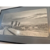 Image 3 : Grain Elevator Art 23x15 w/ Train Sketch 