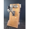 Image 1 : Vintage Wooden Wall Crank Telephone