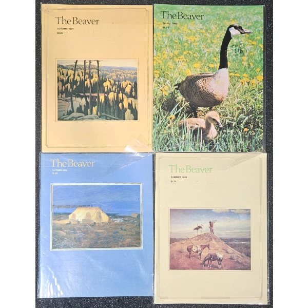 ‘The Beaver’ and Advertising Prints, 8 Pieces