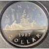 Image 4 : 1987 Silver & Nickel Dollar Proof Set