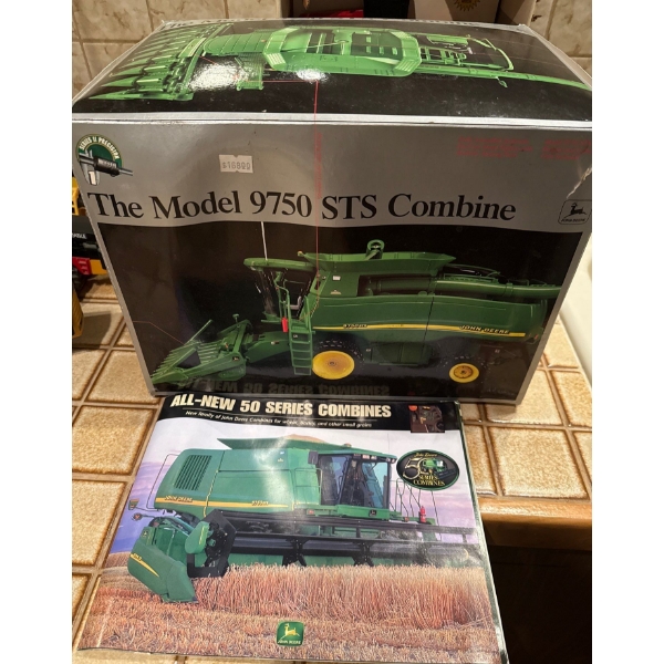 The Model 9750 STS Combine John Deere-Series To Precision Die-Cast Tractor
