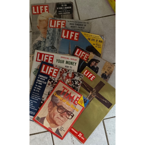 Collectable Vintage LIFE Magazines - The Epic Of Man Conquest Of Everest & more