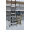 Image 1 : Ladders Includes: 3 Step Ladder, 6 Step V Frame Ladder, 24 Rung Extension, Wooden Decor 7 Rung
