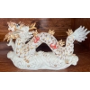 Image 2 : Vintage Pair of Porcelain w/gold accents Chinese Dragon Duo   FRAGILE 