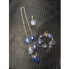 Image 6 : .925 Stamped Silver Lapis Lazuli Jewelry Set