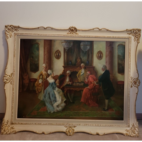 E. Anson Victorian Religious Gathering 39x31