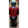 Image 2 : Butler Resin Statue with Red Blazer Holding Tray 37 T, 11 L, 10 W 