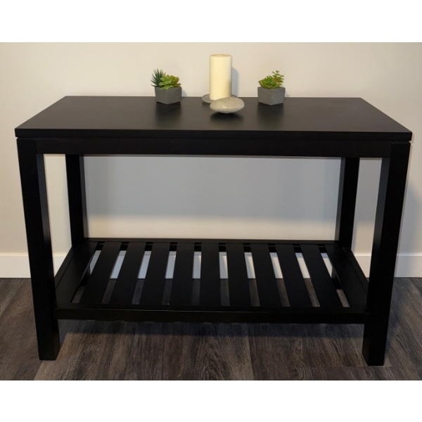 Console Table w/Home Decor & Bottom Shelf  44x23x41"tall