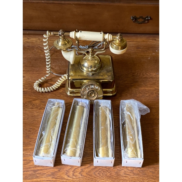 Bass Phone with Set of 4 Halley's Comet Commemorative SpyGlasses