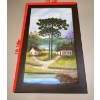 Image 2 : Framed Painted Brazilian Rural Landscape ft/ Araucaria Trees & More