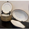 Image 1 : Vintage LImoges Porcelain Dinnerware Collection - Plates & Platters