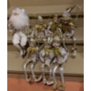 Image 1 : Santa and 6 Jesters with Bendable Legs-  Santa 18 T